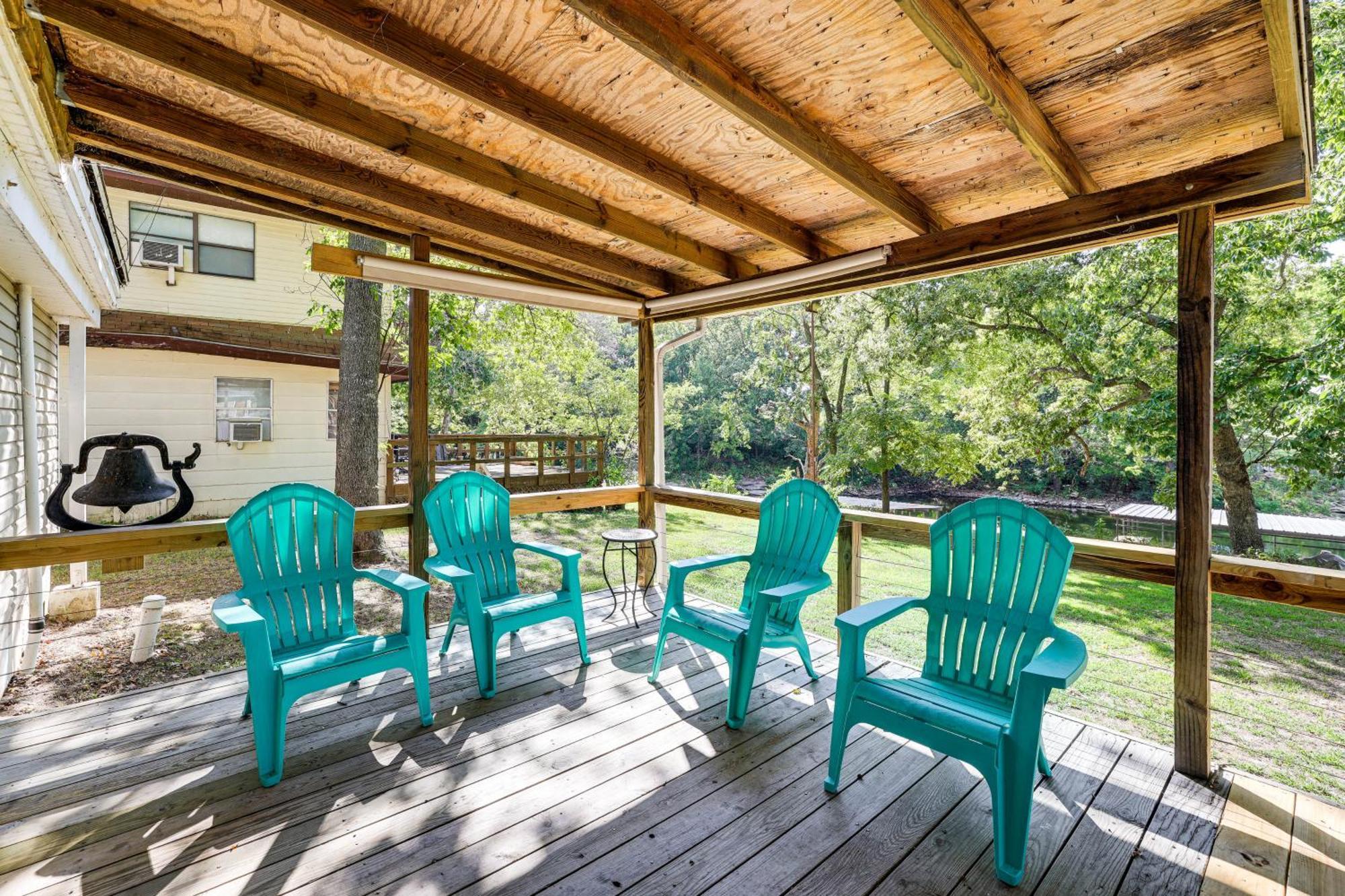 Grove Lakefront Cabin With Water And Dock Access! Exterior photo